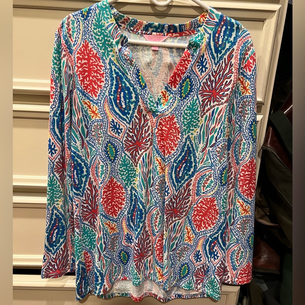 Lilly Pulitzer knit tunic, size medium